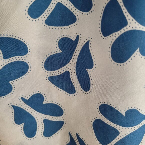 Rebecca Taylor Perla Ruffled Silk Blouse XS Snow Combo - Picture 8 of 16